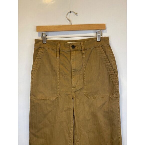 Madewell The Perfect Vintage Straight Workwear Pant Weathered Walnut Size 27 NWT - Picture 5 of 9
